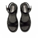 Sandalias Casual de Mujer MTNG ZURI Negro 62684