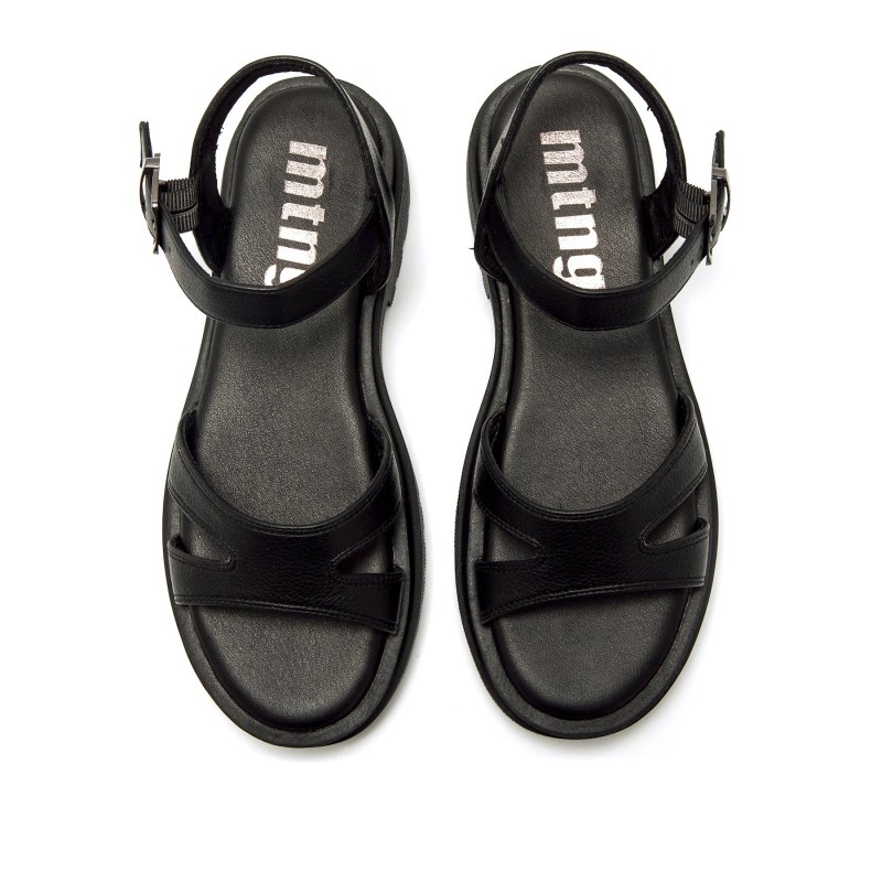 Sandalias Casual de Mujer MTNG ZURI Negro 62684