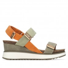 Sandalia de mujer XTI 142822 Kaki