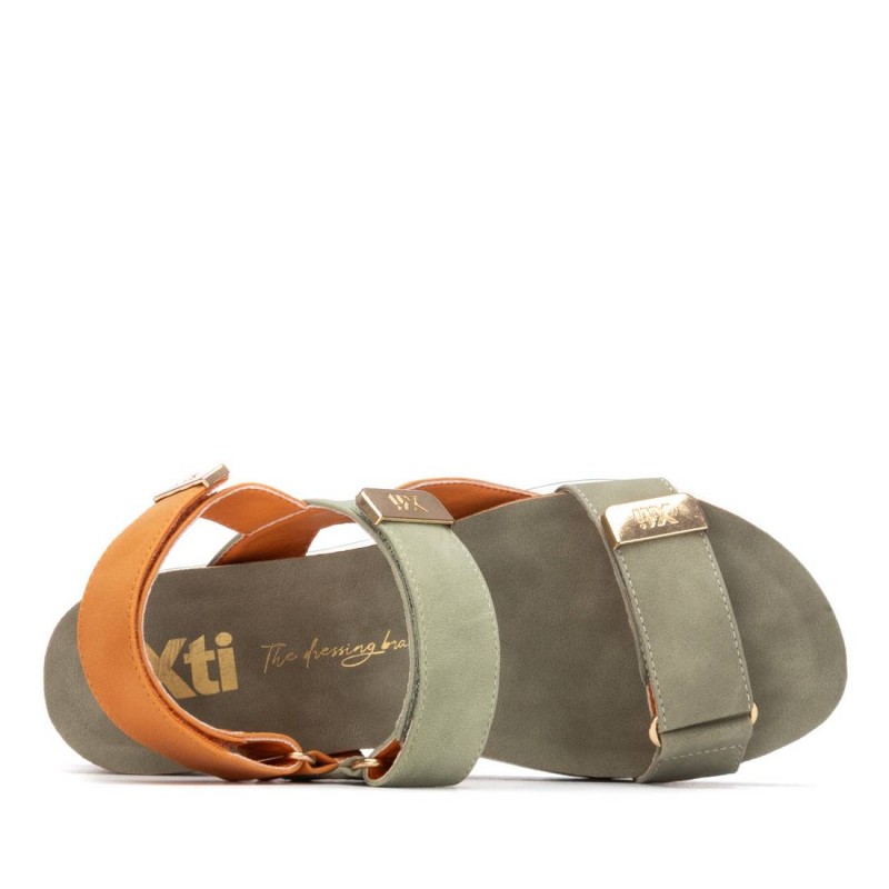 Sandalia de mujer XTI 142822 Kaki