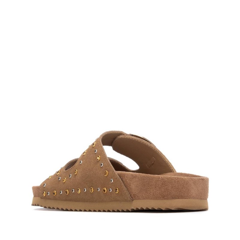Sandalia de mujer XTI 145066 Camel