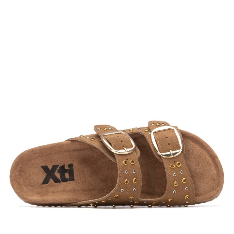 Sandalia de mujer XTI 145066 Camel