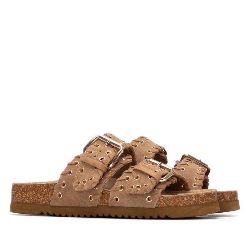 Sandalia de mujer XTI 145073 Camel