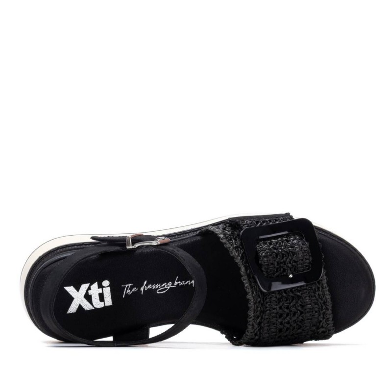 Sandalia de mujer XTI 145240 Negro