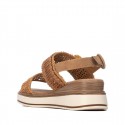 Sandalia de mujer XTI 145241 Camel
