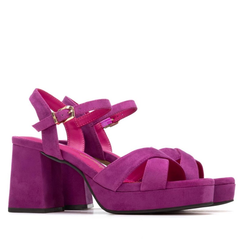 Sandalia de mujer XTI 145288 Fucsia