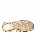 Sandalia de mujer XTI 145302 Oro