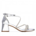 Sandalia de mujer XTI 145341 Plata