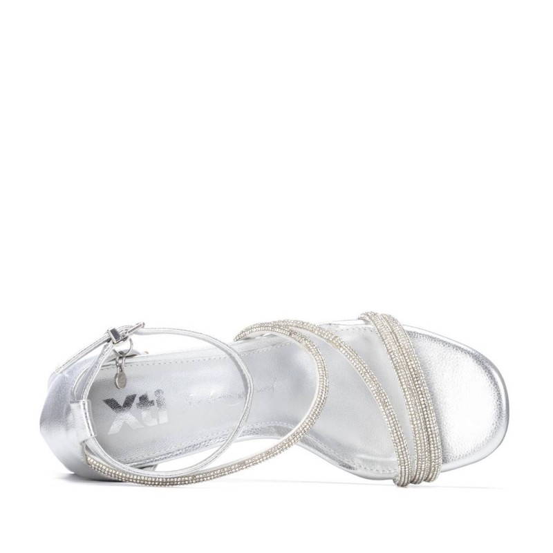 Sandalia de mujer XTI 145341 Plata