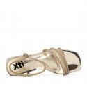 Sandalia de mujer XTI 145425 Oro