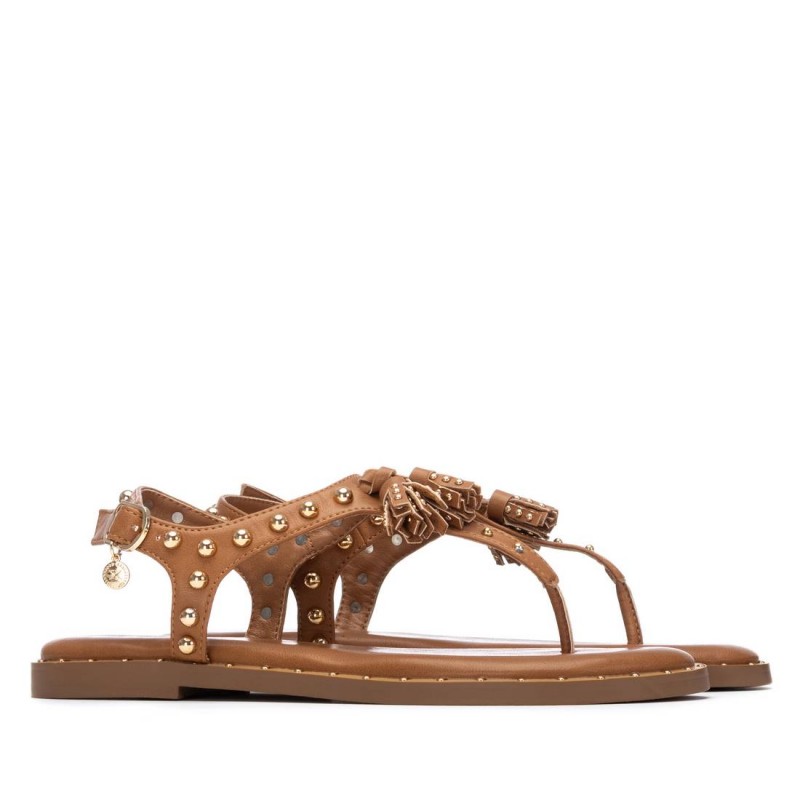 Sandalia de mujer XTI 145471 Camel