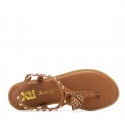 Sandalia de mujer XTI 145471 Camel