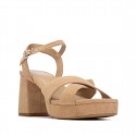Sandalia de mujer XTI BASIC 130648 Beige