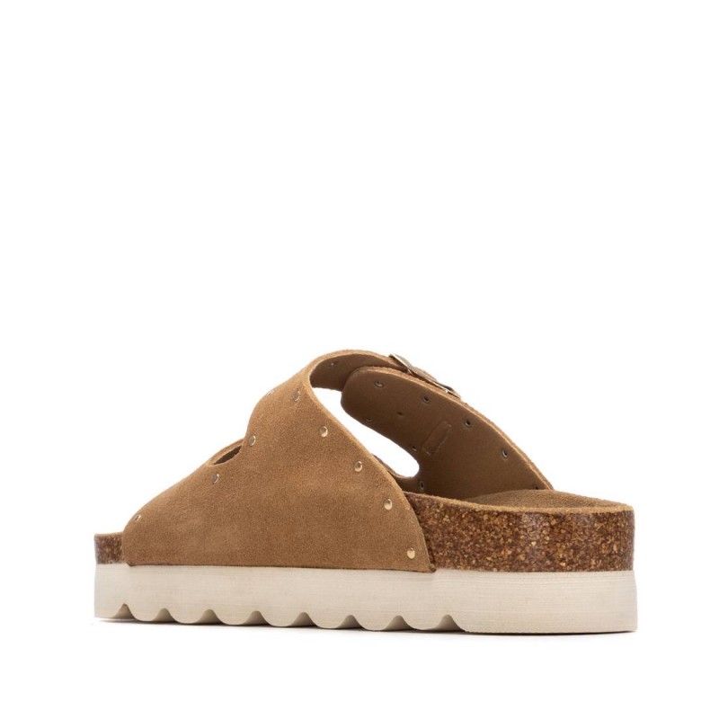 Sandalia de mujer REFRESH 175009 Camel
