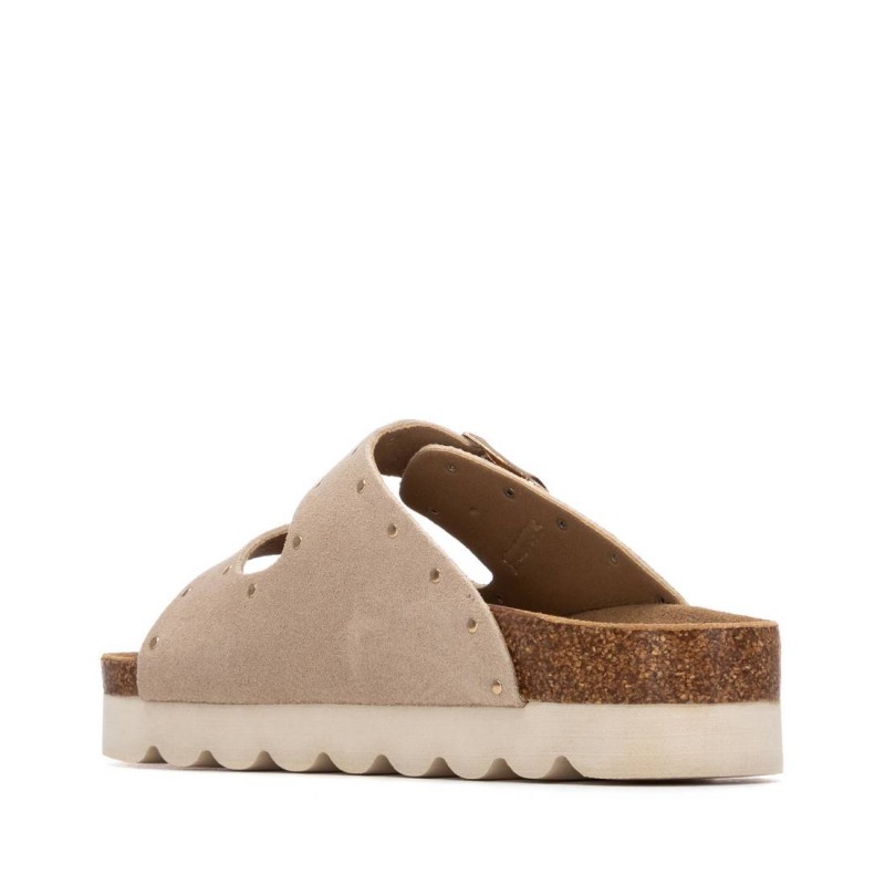 Sandalia de mujer REFRESH 175009 Beige