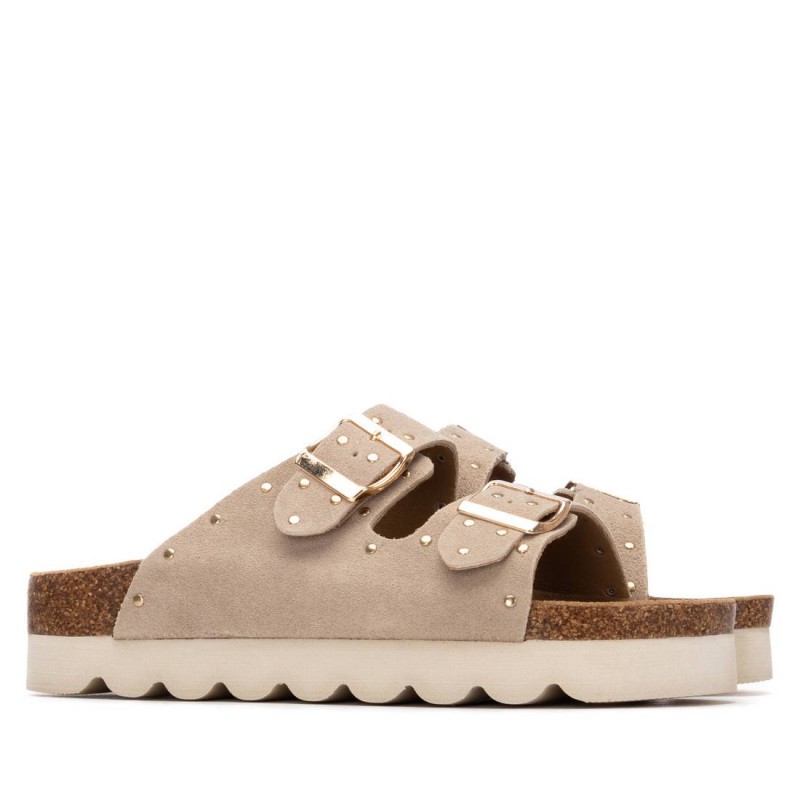 Sandalia de mujer REFRESH 175009 Beige
