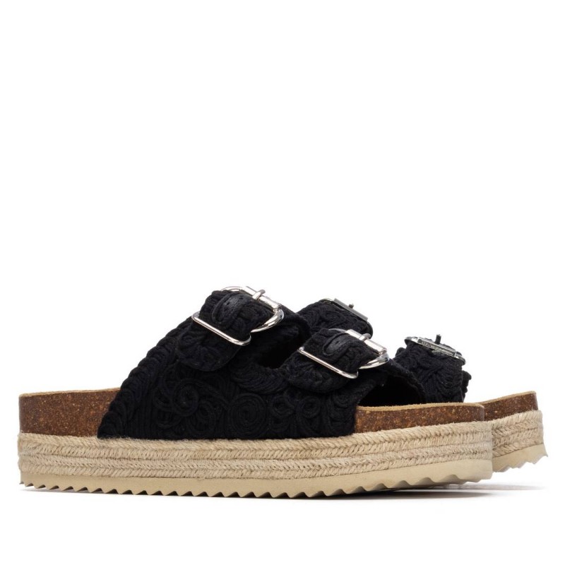 Sandalia de mujer REFRESH 175013 Negro