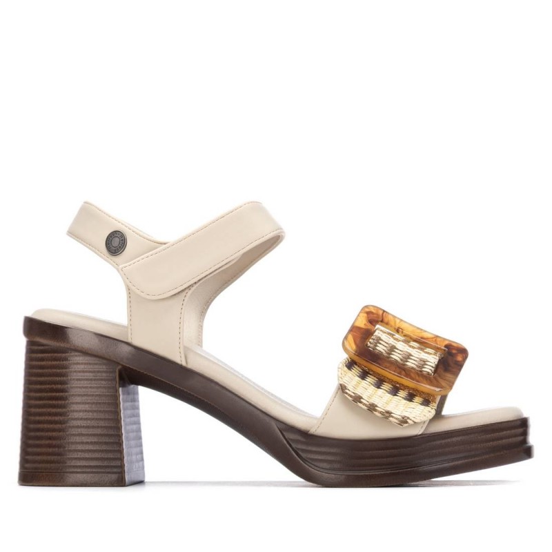Sandalia de mujer REFRESH 175027 Beige