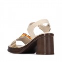 Sandalia de mujer REFRESH 175027 Beige