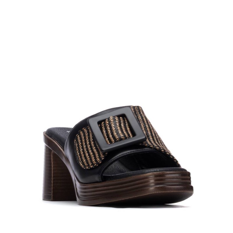 Sandalia de mujer REFRESH 175028 Negro