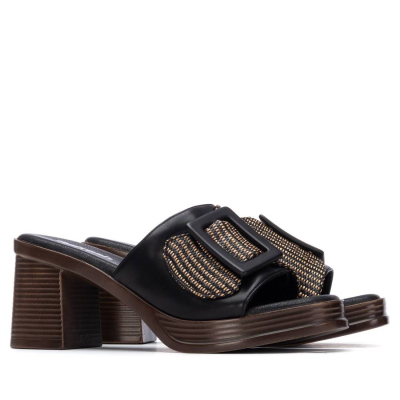 Sandalia de mujer REFRESH 175028 Negro