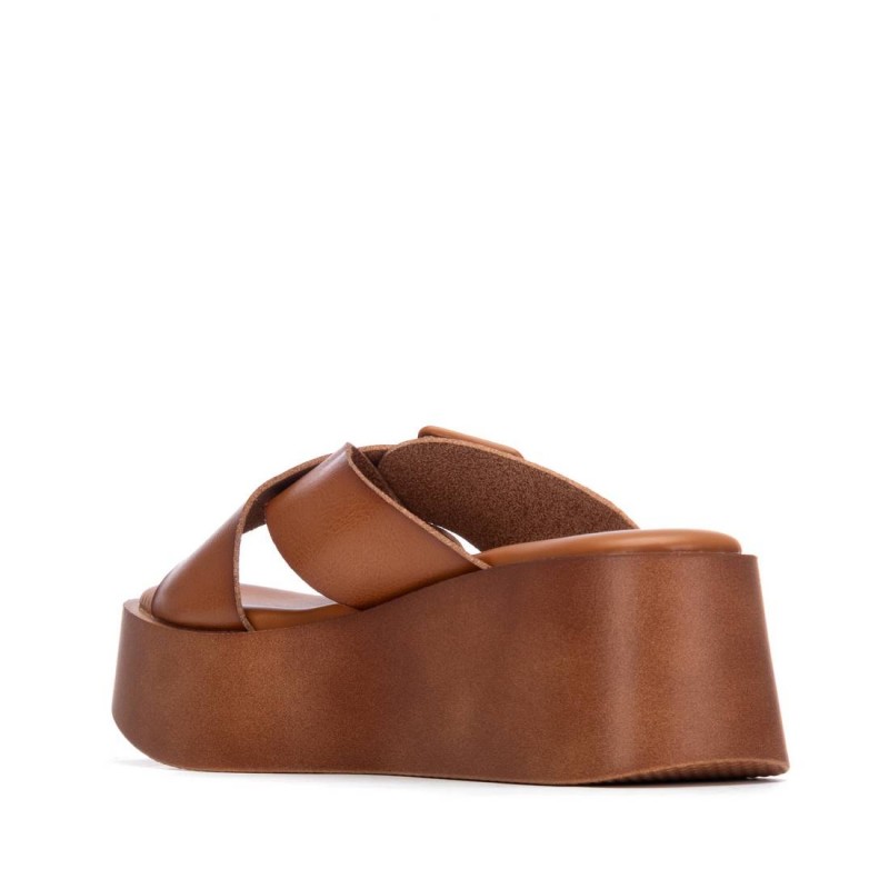 Sandalia de mujer REFRESH 175121 Camel