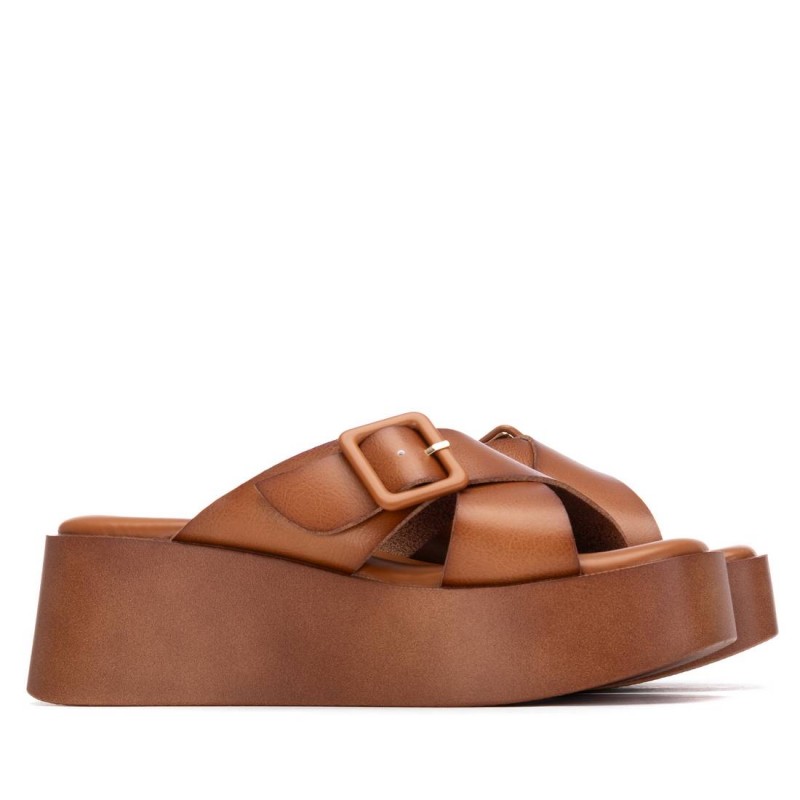 Sandalia de mujer REFRESH 175121 Camel