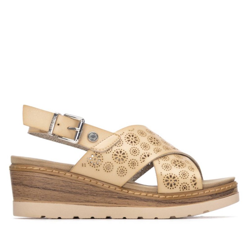 Sandalia de mujer REFRESH 175163 Beige