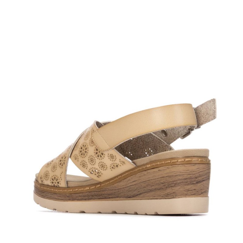 Sandalia de mujer REFRESH 175163 Beige