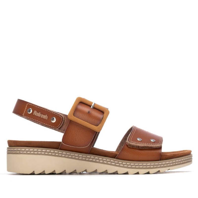 Sandalia de mujer REFRESH 175165 Camel