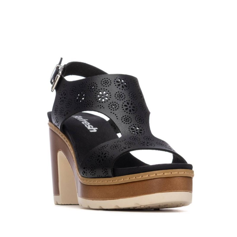 Sandalia de mujer REFRESH 175166 Negro
