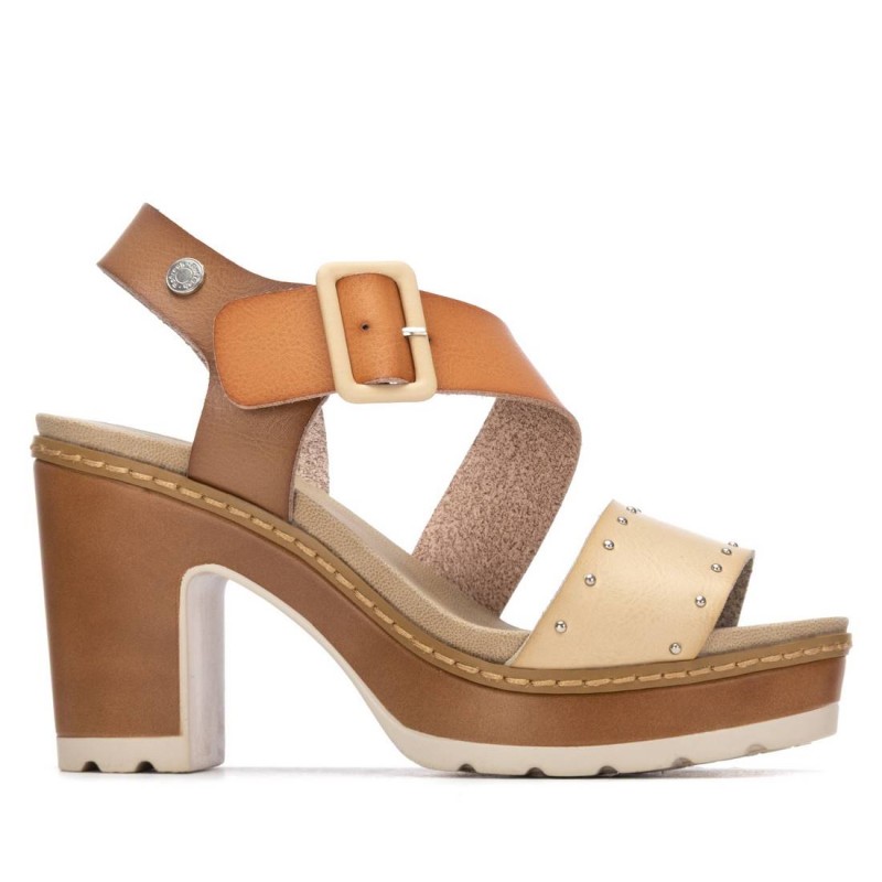 Sandalia de mujer REFRESH 175208 Beige