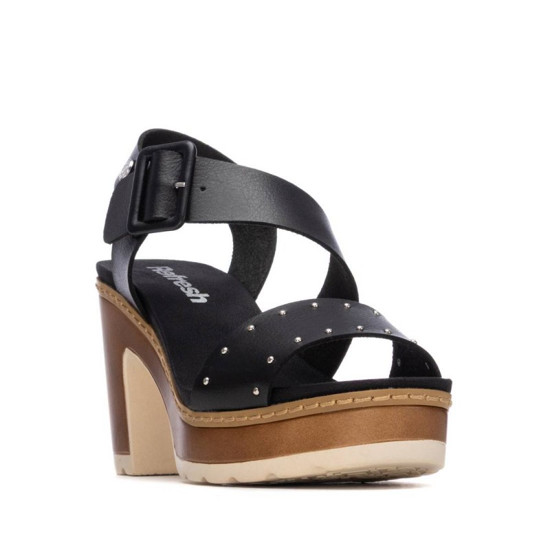 Sandalia de mujer REFRESH 175208 Negro