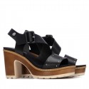 Sandalia de mujer REFRESH 175208 Negro
