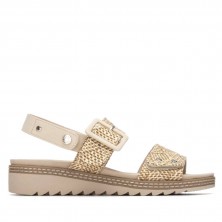 Sandalia de mujer REFRESH 175245 Beige