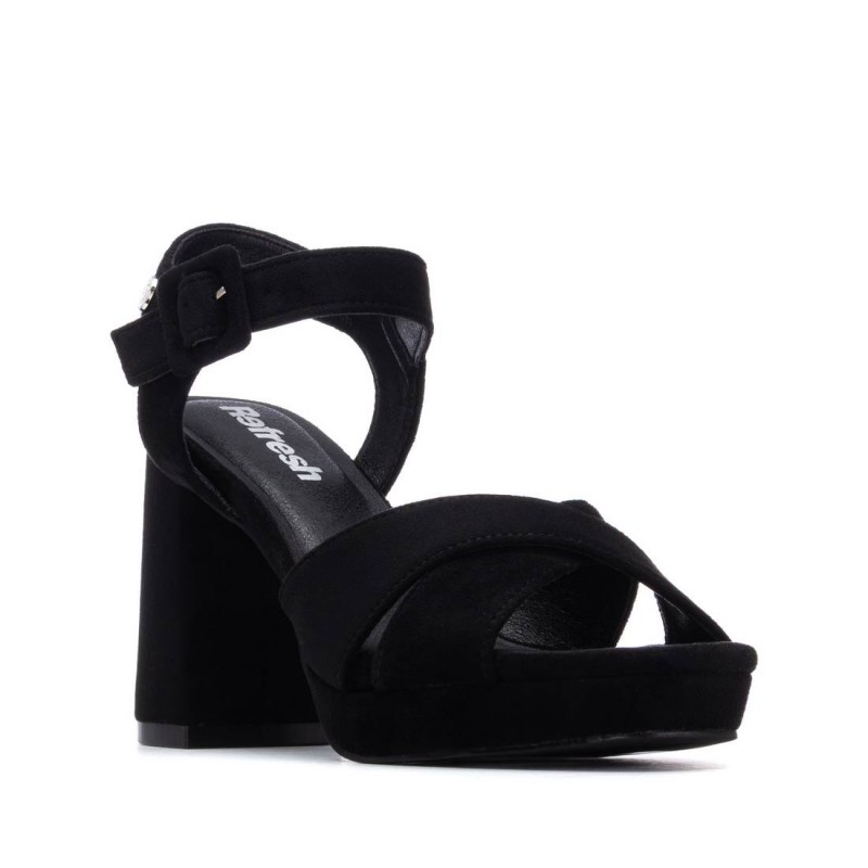 Sandalia de mujer REFRESH 175254 Negro