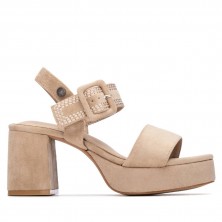 Sandalia de mujer REFRESH 175262 Beige