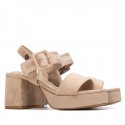 Sandalia de mujer REFRESH 175262 Beige