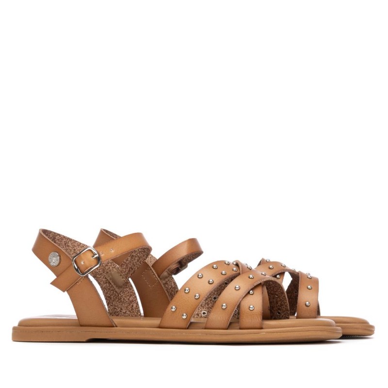 Sandalia de mujer REFRESH 175285 Camel