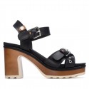Sandalia de mujer REFRESH 175290 Negro