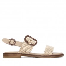 Sandalia de mujer CARMELA 163159 Beige