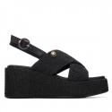 Sandalia de mujer CARMELA 163234 Negro