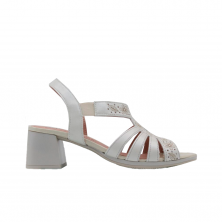 Sandali Con Tacco Donna Pitillos 11211 Argento