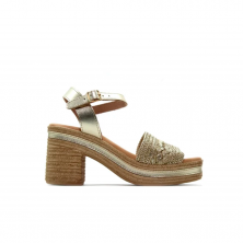 Sandalias de tacón Mujer Pitillos 30210 Oro