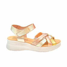 Espadrille Sleehakken Dames Pitillos 11290 Goud