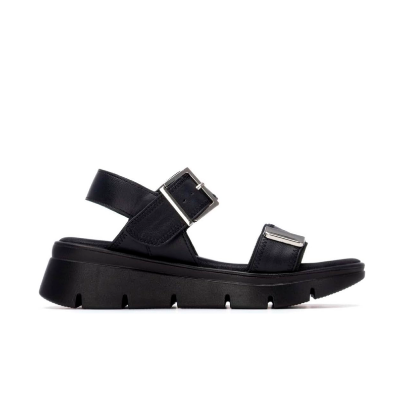 Sandalias Planas Mujer Refresh 175161 Negro