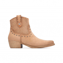 Bottines À Talon Femme Refresh 175042 Beige