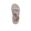 Sandalias Planas Mujer Skechers Go Walk Flex Sandal Taupe