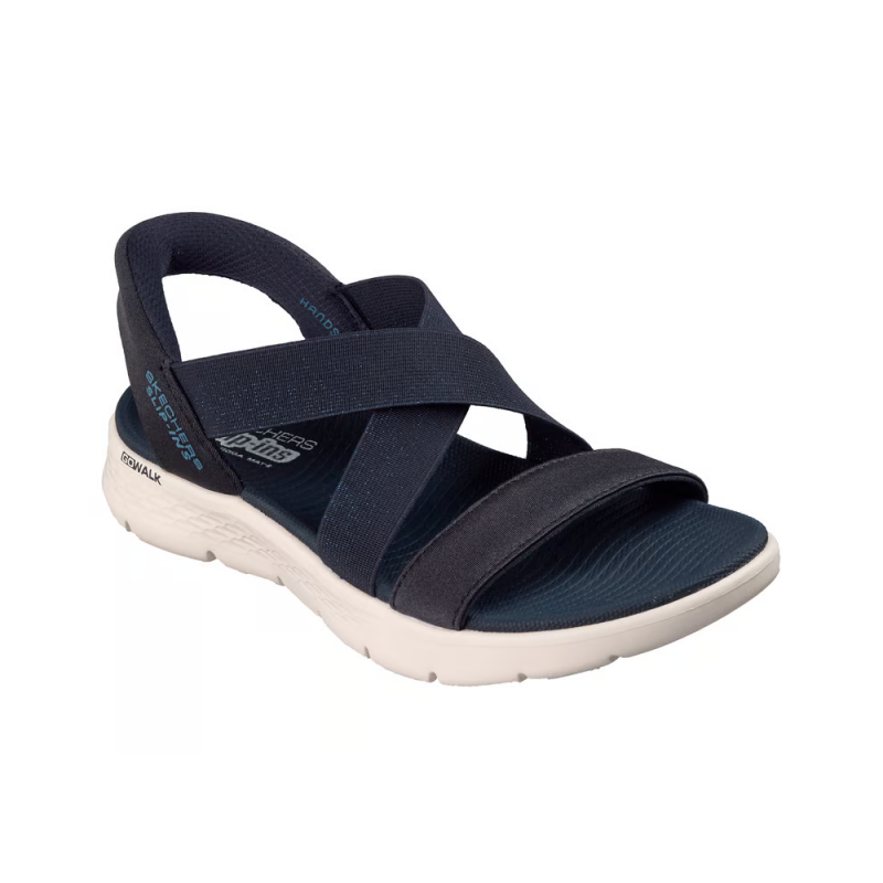 Sandalias Planas Mujer Skechers Go Walk Flex Sandal Marino