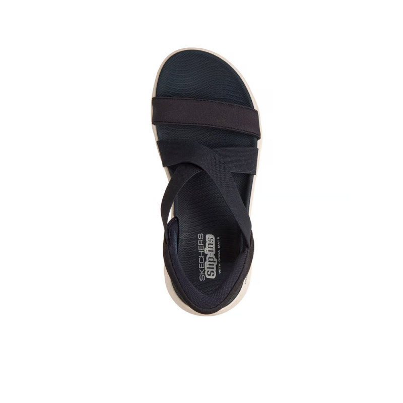 Sandalias Planas Mujer Skechers Go Walk Flex Sandal Marino